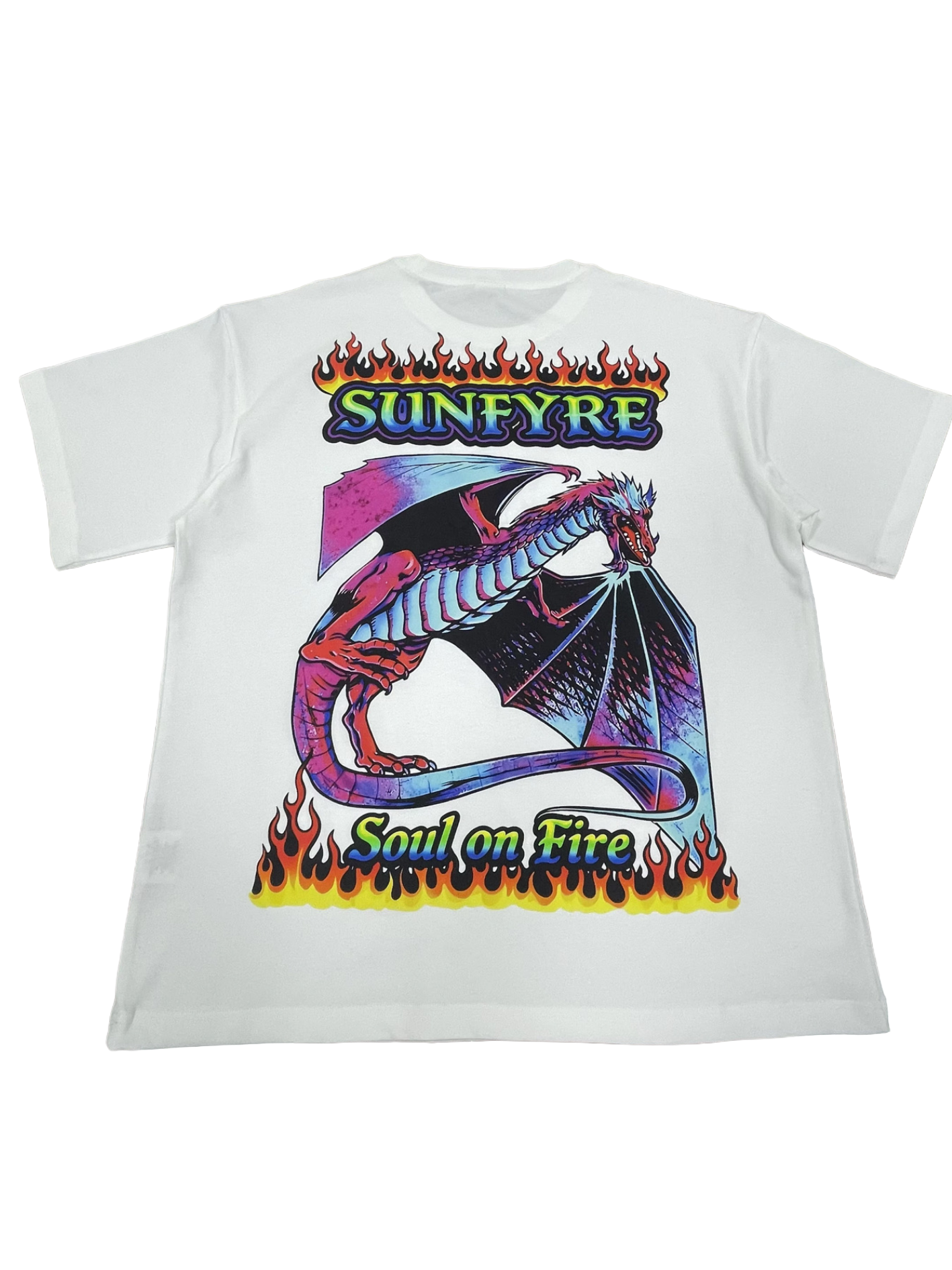 Flame Text “Prism Flame” Tee